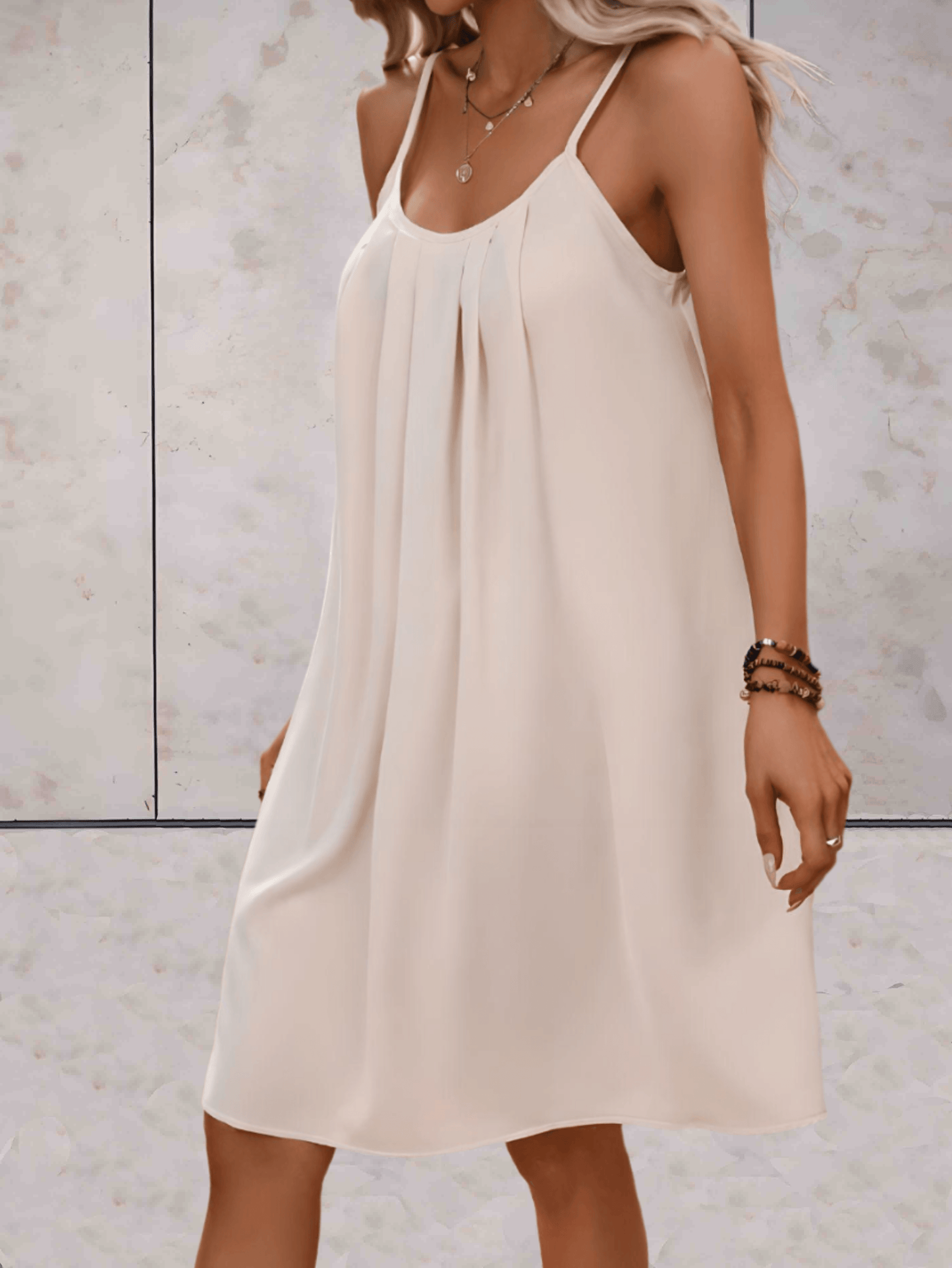 Alena - Vestido casual sem mangas para senhora